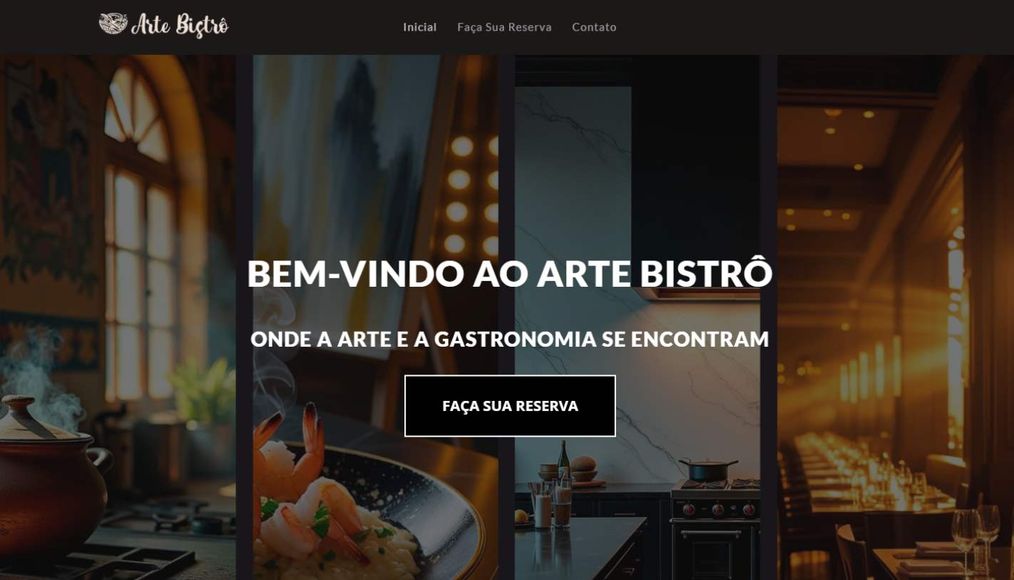 Arte Bistrô — Site One Page