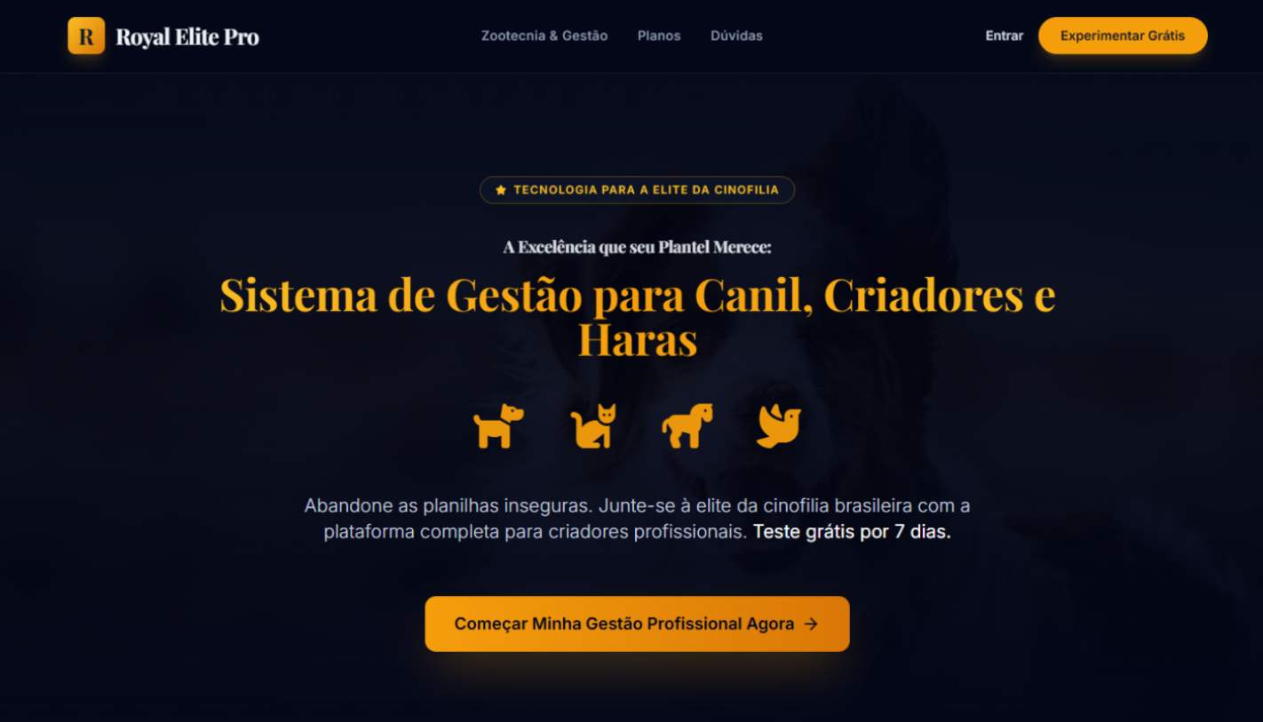 Royal Elite Pro — Landing Page