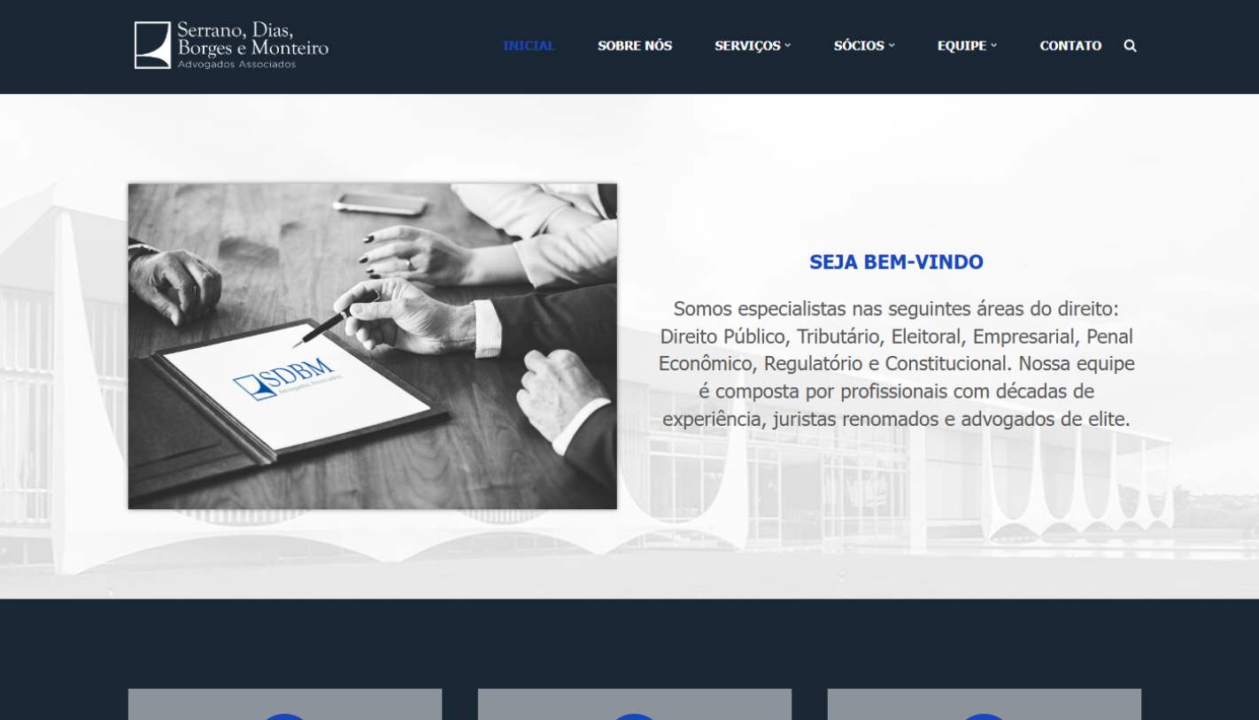 Serrano Dias Borges e Monteiro — Site Institucional