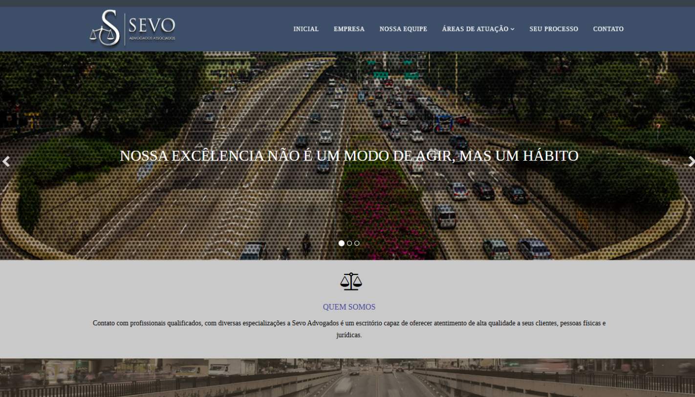 Sevo Advogados — Site Institucional
